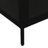 Lady Jillian -  Display Cabinet Black 90x40x180 cm Steel and Tempered Glass